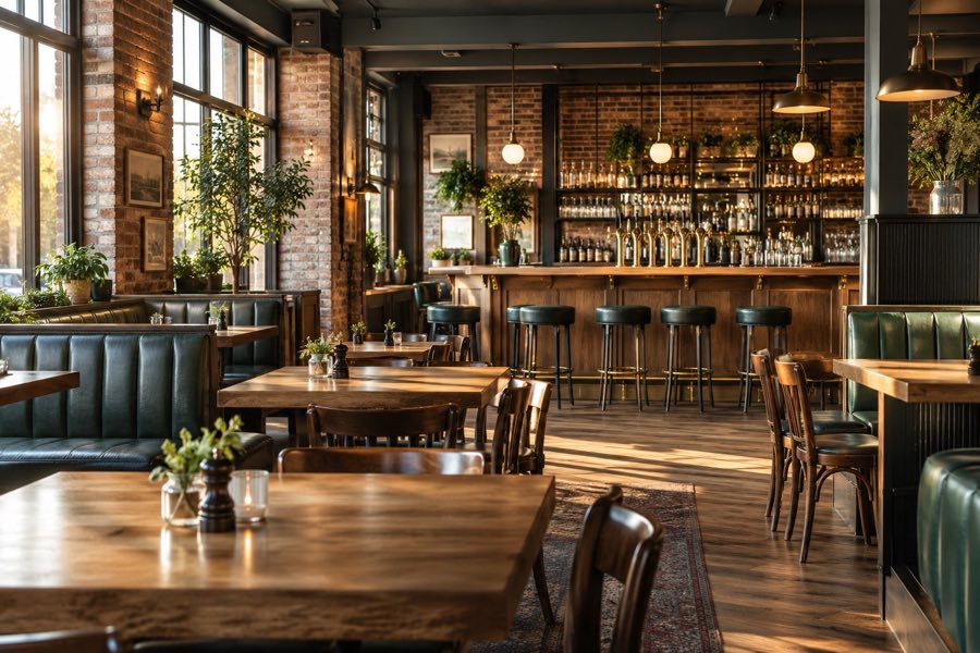 Pub interior concept for The Tap House